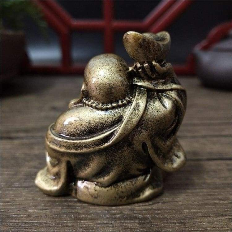 ATELIER-TIBET Statue “Bouddha Rieur” – Joie & Sérénité pour votre intérieur