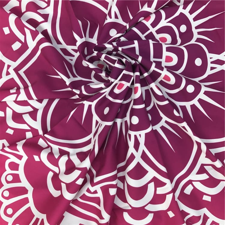 ATELIER-TIBET – Tapis de méditation et yoga imprimé 3D – Polyester – 150 cm