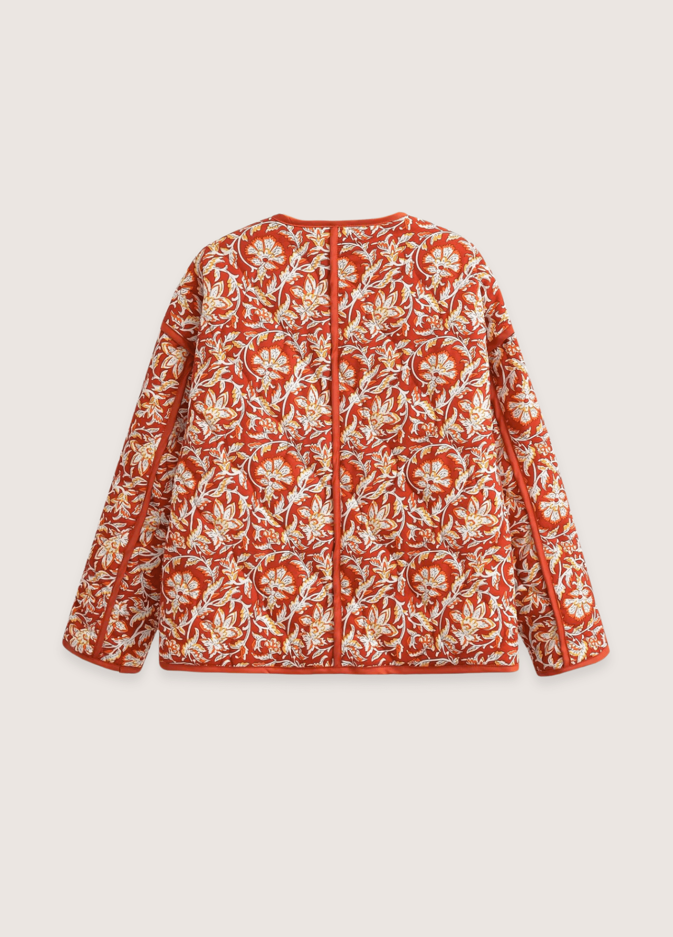 Veste kimono femme floral terracotta – Floral Terracotta