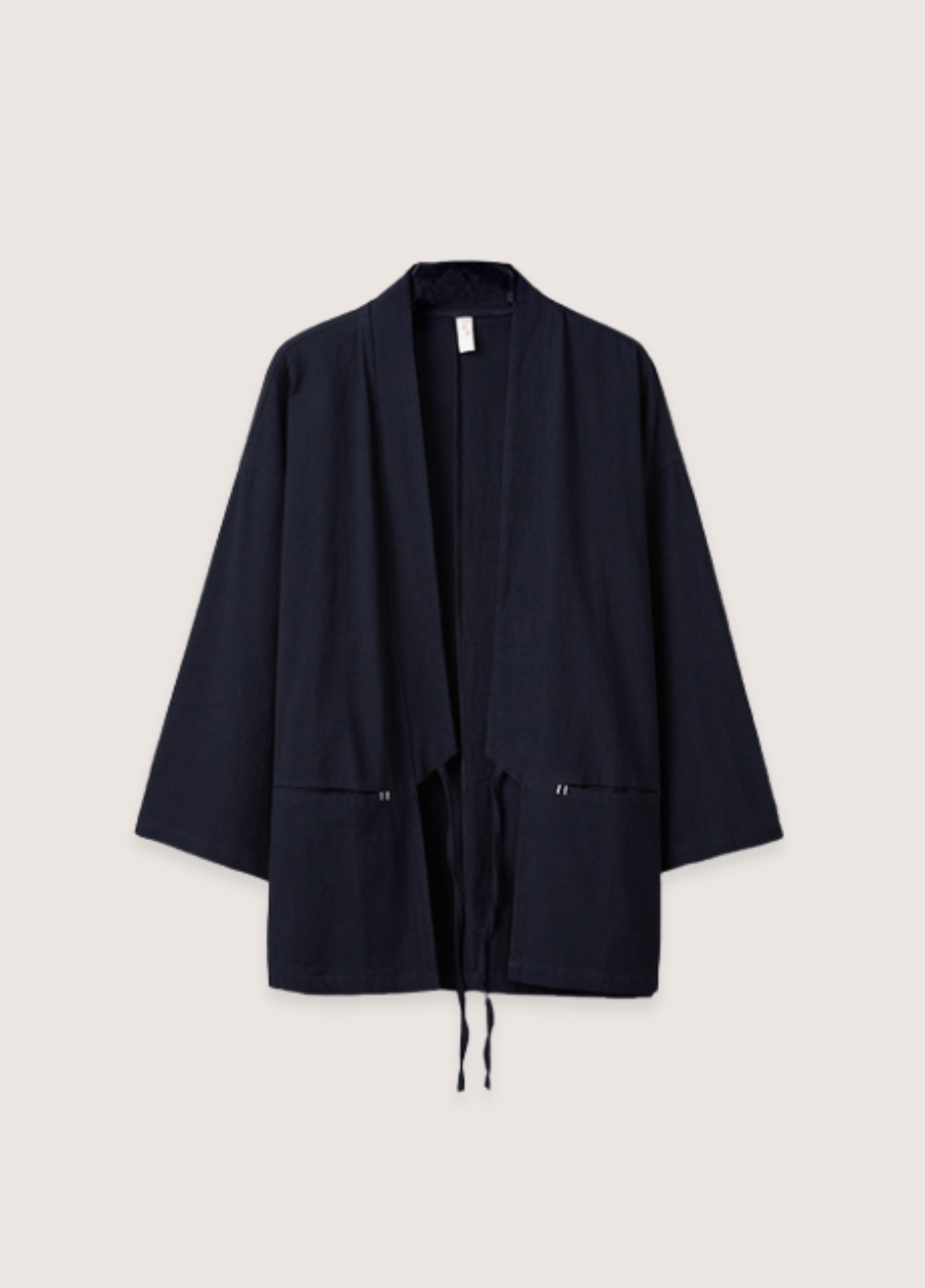 Veste kimono homme uni noir