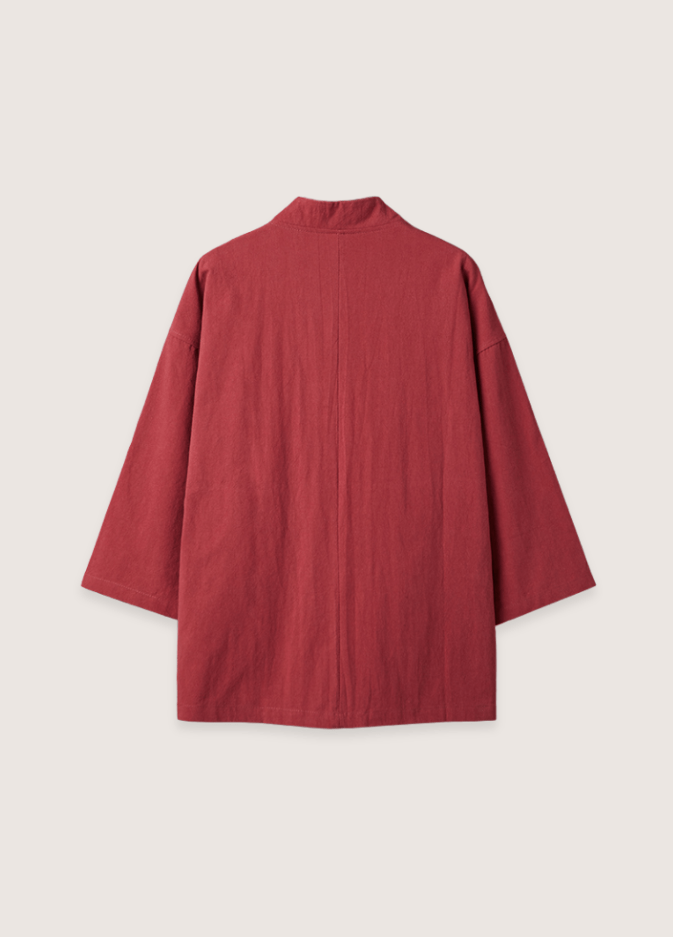 Veste kimono homme rouge