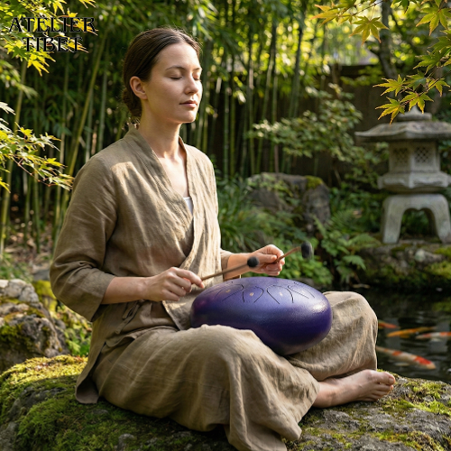 ATELIER-TIBET Tongue Drum 13 notes 432 Hz – Percussion mélodique & relaxation