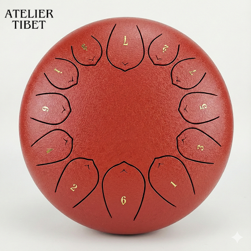 ATELIER-TIBET Tongue Drum 13 notes 432 Hz – Percussion mélodique & relaxation