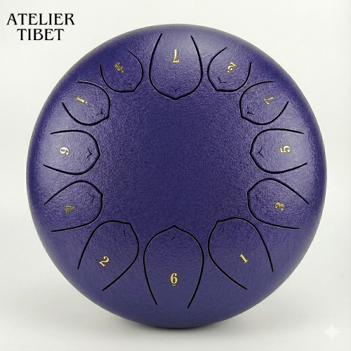 ATELIER-TIBET Tongue Drum 13 notes 432 Hz – Percussion mélodique & relaxation