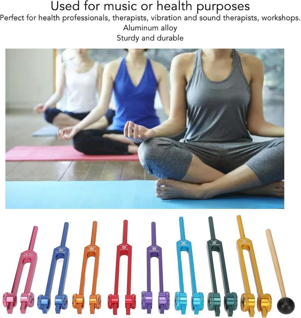 ATELIER-TIBET Set de Diapasons Chakra – Ensemble complet pour équilibre énergétique & bien-être