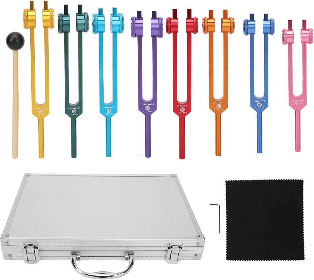ATELIER-TIBET Set de Diapasons Chakra – Ensemble complet pour équilibre énergétique & bien-être