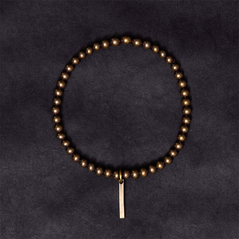 ATELIER-TIBET – Bracelet Spirituel Self-Care en Perles de Cuivre & Laiton