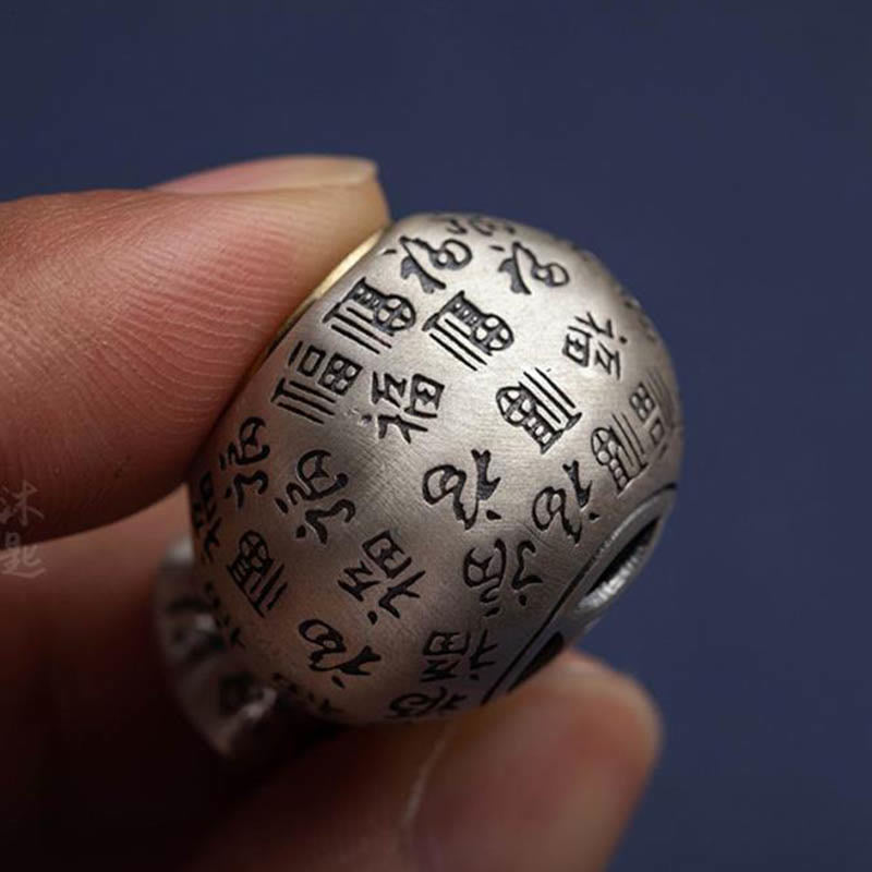 ATELIER-TIBET — Porte-clés Sac de Richesse Fu — Talisman Symbolique de Prospérité & Abondance