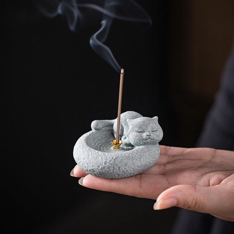 ATELIER-TIBET Brûleur Buddha Stones, décoration de bureau