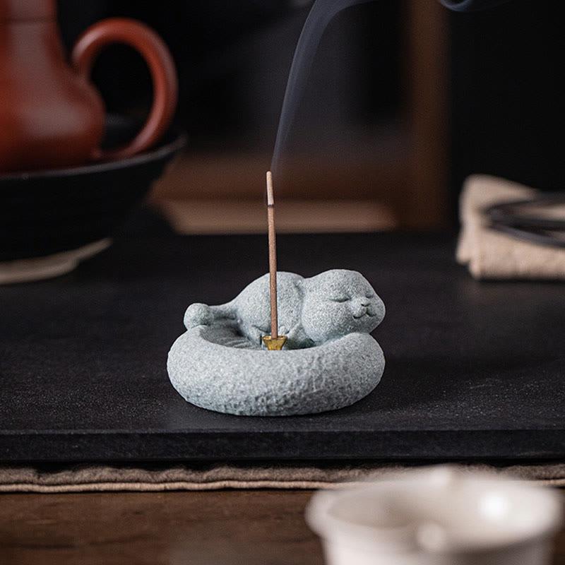 ATELIER-TIBET Brûleur Buddha Stones, décoration de bureau