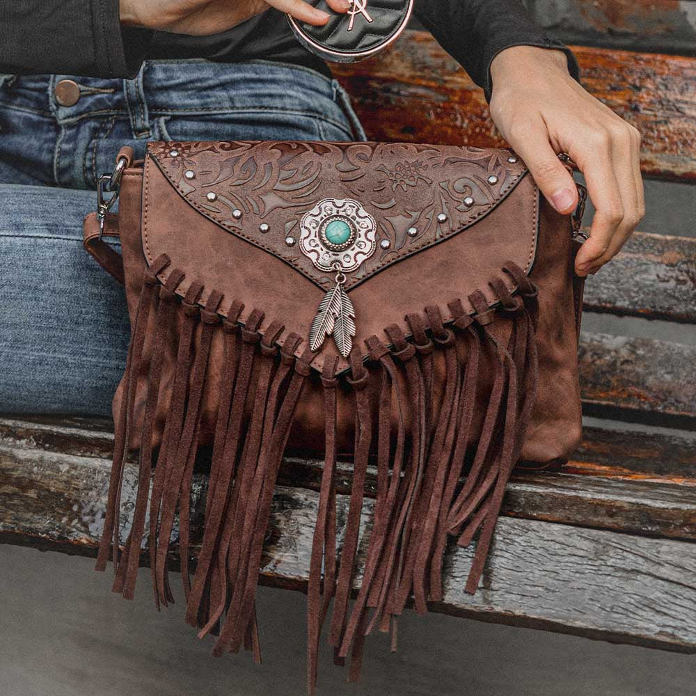 ATELIER-TIBET – Sac à bandoulière femme design original – Polyester – 22 cm