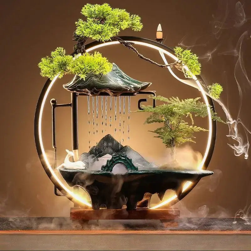 ATELIER-TIBET – Aube Sylvestre · Fontaine d’Encens LED Naturelle