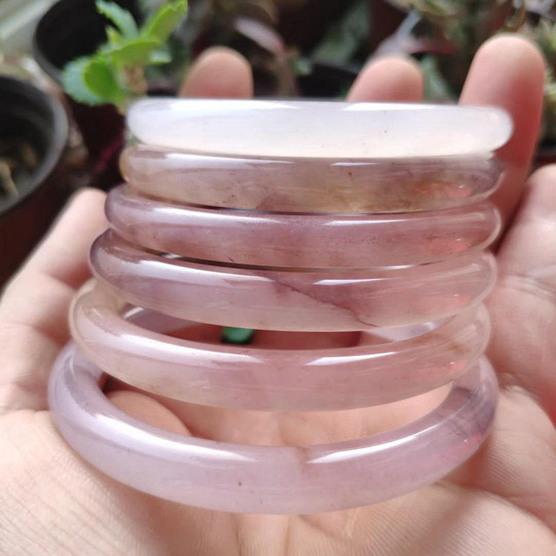 ATELIER-TIBET – Bracelet Jonc en Jade Violet Naturel | Protection & Harmonie