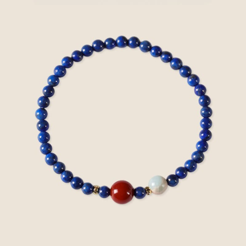 ATELIER-TIBET – Bracelet Équilibre en Lazurite Naturelle 4 mm (Méditation & Pleine Conscience)