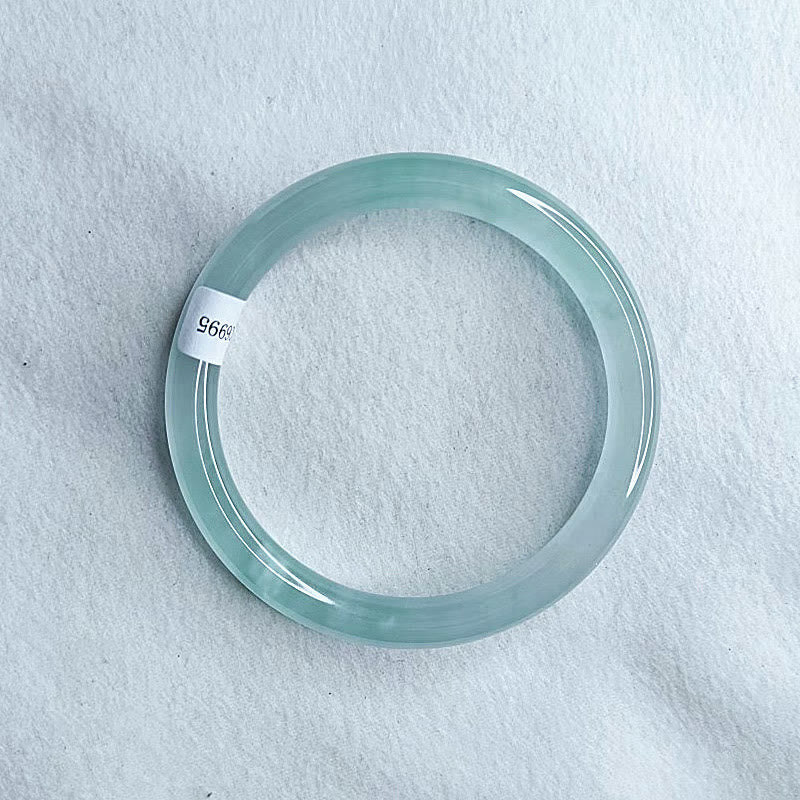 ATELIER-TIBET – Bracelet Équilibre Émotionnel en Calcédoine Bleue Naturelle (Jonc)
