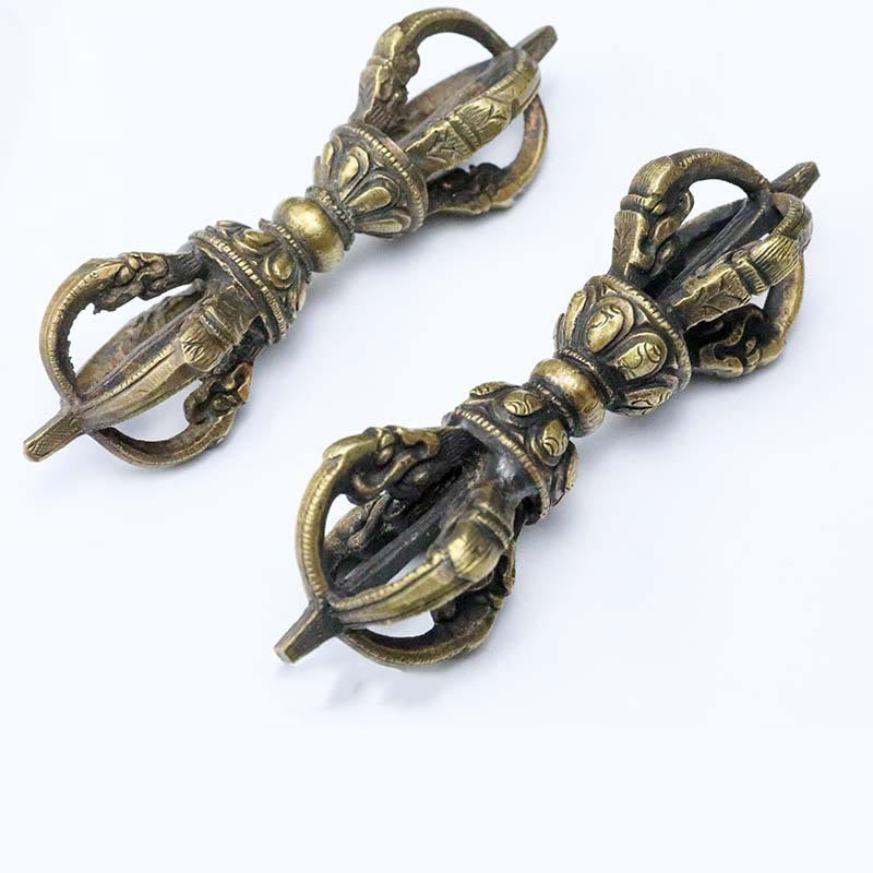 ATELIER-TIBET – Vajra Dorje Tibétain en Cuivre Fait Main au Népal | Décoration Méditation