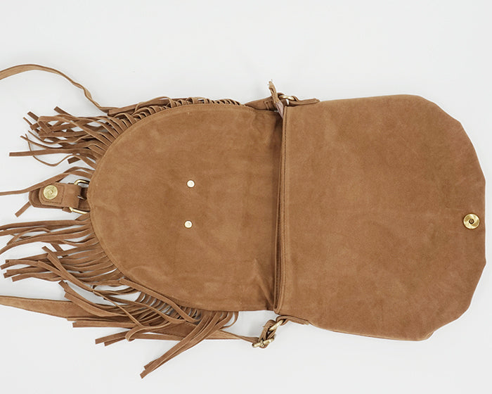 ATELIER-TIBET – Sac à bandoulière femme à franges – Style bohème chic
