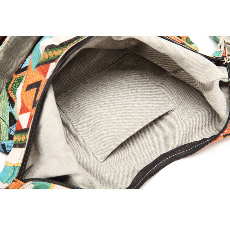 ATELIER-TIBET – Sac à bandoulière femme grande capacité – Polyester – 50 cm