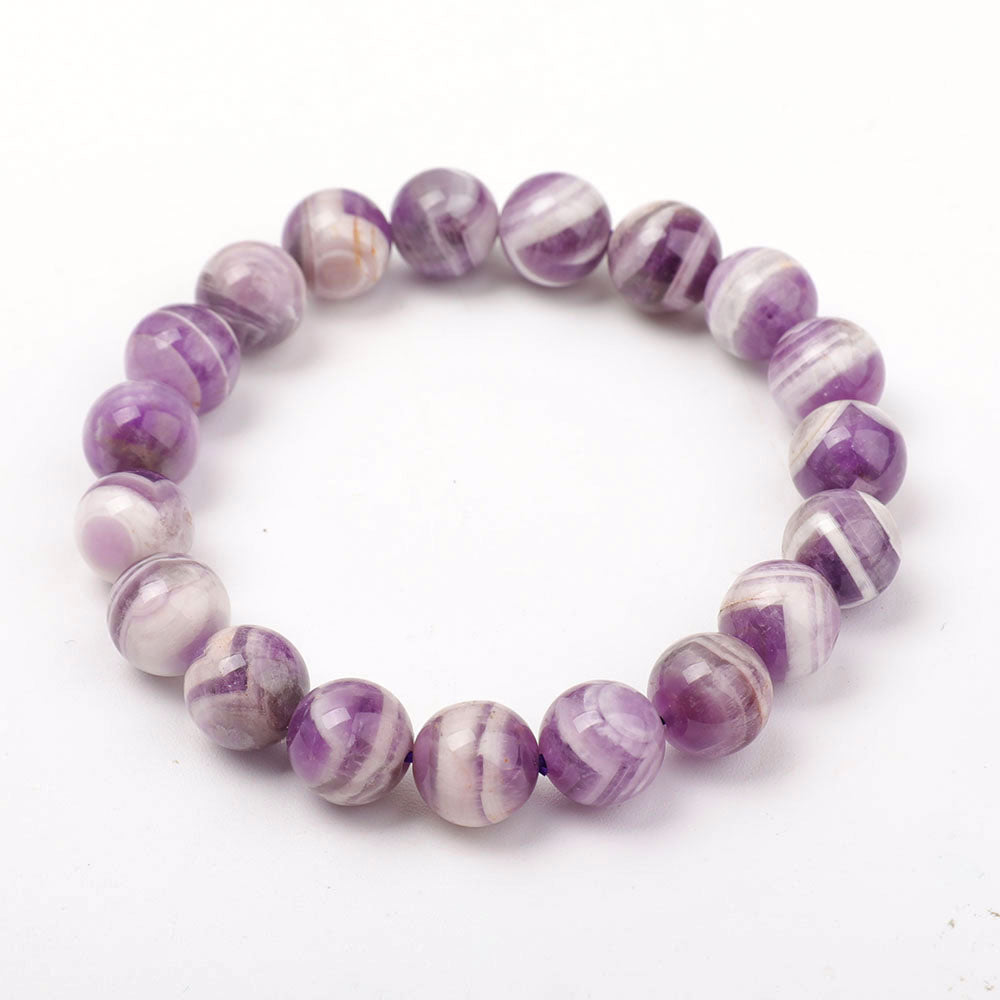 ATELIER-TIBET – Bracelet Rêve d’Améthyste Naturelle – Méditation & Sérénité – Perles 8, 10 ou 12 mm