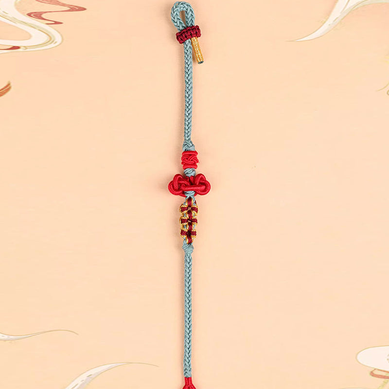 ATELIER-TIBET – Bracelet Fil Rouge avec Nœud Wenchang (Protection & Sagesse)