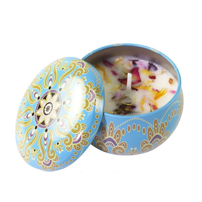 ATELIER-TIBET Bougie Spirituelle en Cire de Soja pour Méditation et Rituels