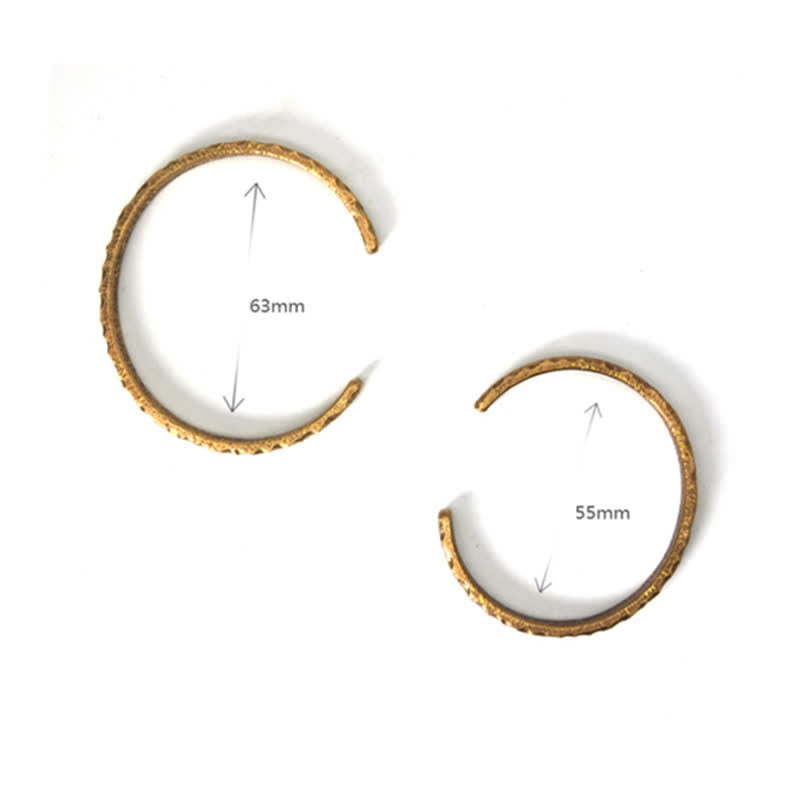 ATELIER-TIBET – Bracelet Spirituel Équilibre en Pierre de Lave 8 mm & Cuivre