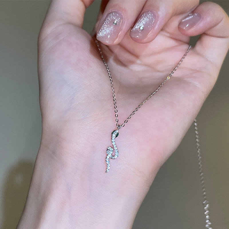 ATELIER-TIBET – Collier Serpent en Argent Sterling 925 | Zodiaque Chinois
