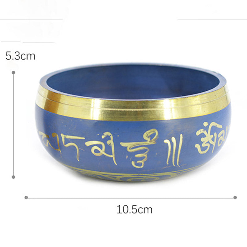 ATELIER-TIBET – Bol Chantant Tibétain en Cuivre pour Méditation et Relaxation | 9,5 cm