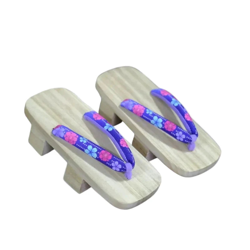 ATELIER-TIBET – Geta Sandales Japonaises en Bois & Tissu