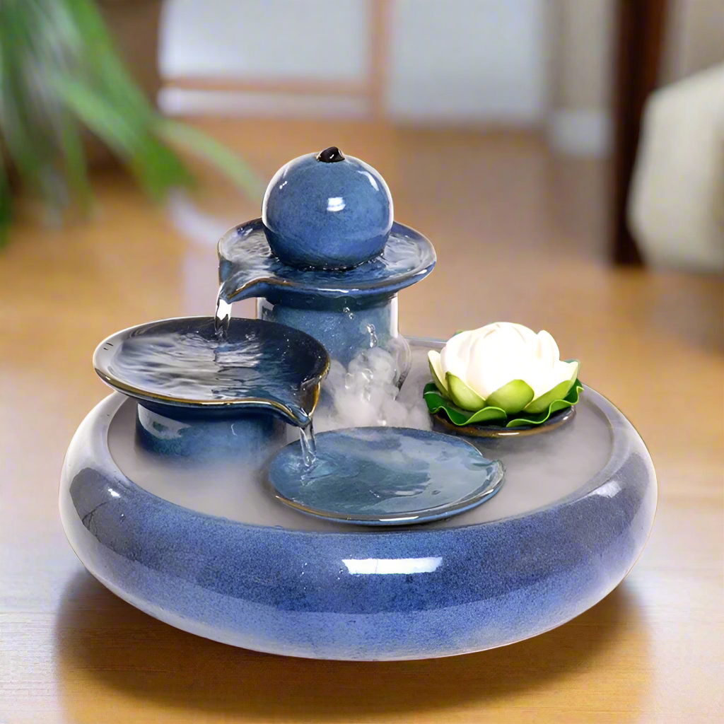 ATELIER-TIBET – Fontaine Japonaise en Céramique Moderne