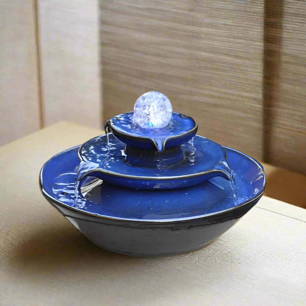 ATELIER-TIBET – Fontaine Japonaise Moderne en Céramique