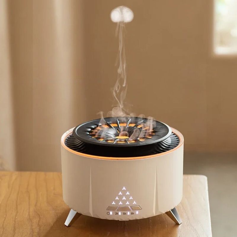 ATELIER-TIBET Diffuseur d’Huiles Essentielles “Nuage Magique” – Brumisateur Ultrasonique Aromathérapie & Ambiance Zen