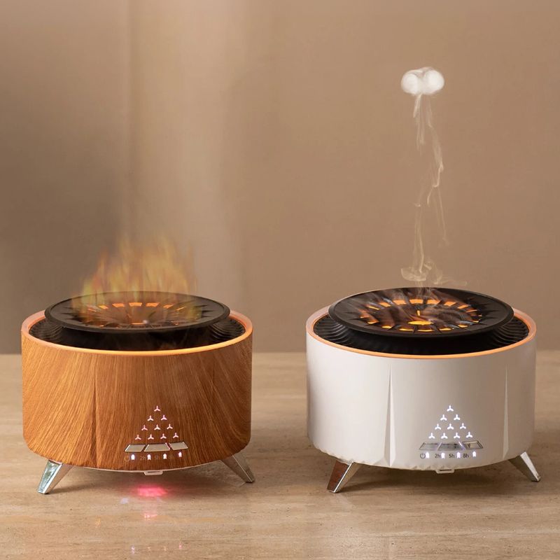 ATELIER-TIBET Diffuseur d’Huiles Essentielles “Nuage Magique” – Brumisateur Ultrasonique Aromathérapie & Ambiance Zen