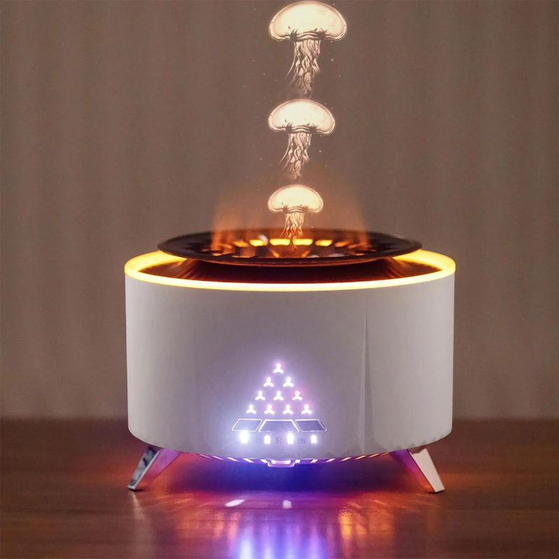 ATELIER-TIBET Diffuseur d’Huiles Essentielles “Nuage Magique” – Brumisateur Ultrasonique Aromathérapie & Ambiance Zen