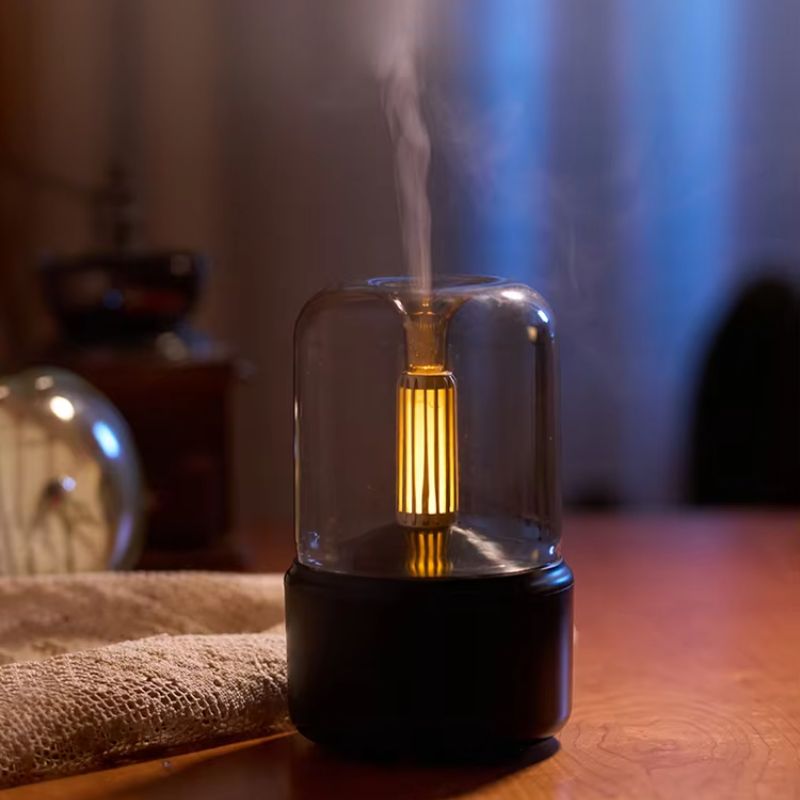 ATELIER-TIBET Diffuseur d’Huiles Essentielles Vintage – Brumisateur Ultrasonique Ambiance & Aromathérapie