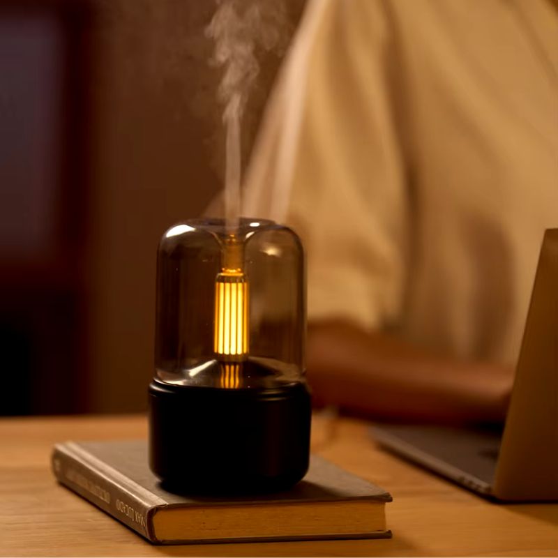 ATELIER-TIBET Diffuseur d’Huiles Essentielles Vintage – Brumisateur Ultrasonique Ambiance & Aromathérapie