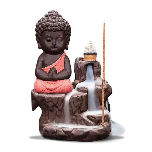 ATELIER-TIBET – Fontaine à Encens Bouddha Méditant à Refoulement