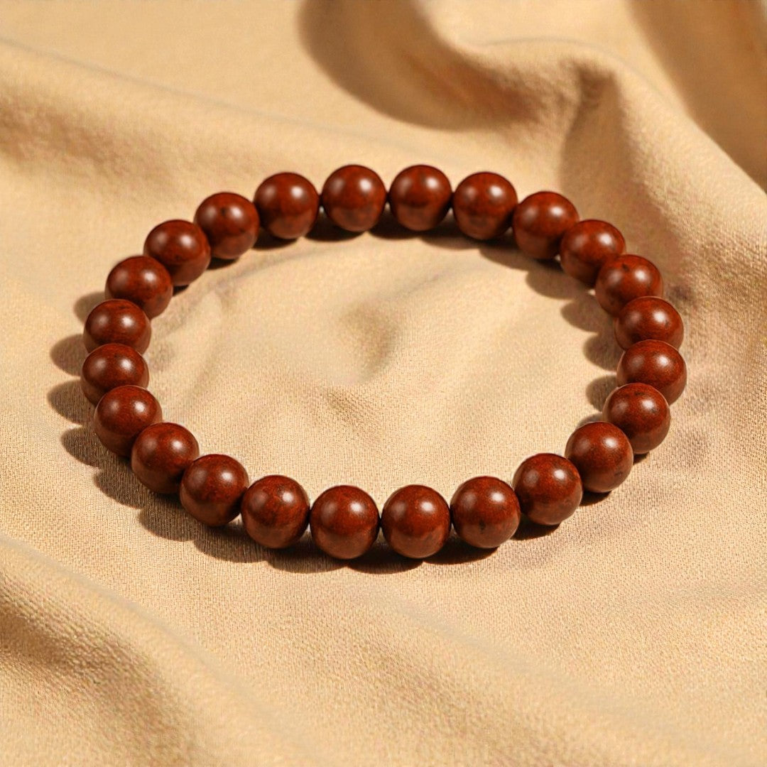 ATELIER-TIBET – Bracelet Énergie Vitale en Jaspe Rouge