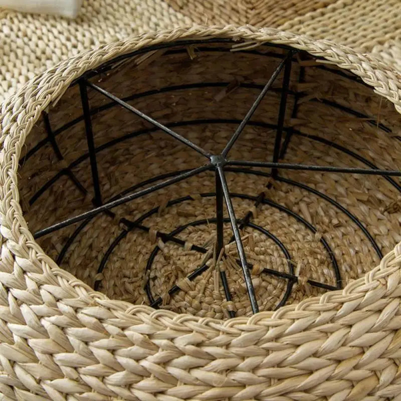 ATELIER-TIBET — Coussin Tatami Japonais avec Structure Métallique | Assise Zen Artisanale