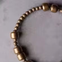 ATELIER-TIBET Bracelet cuivre oxydé fait main – Style punk/rock, mixte et stretch