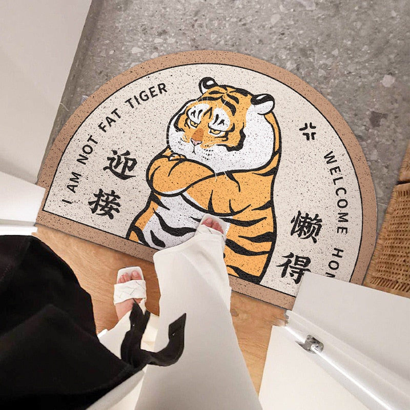 ATELIER-TIBET – Tapis Japonais Jardin Original | Style Animalier & Confort Polyvalent Intérieur / Extérieur