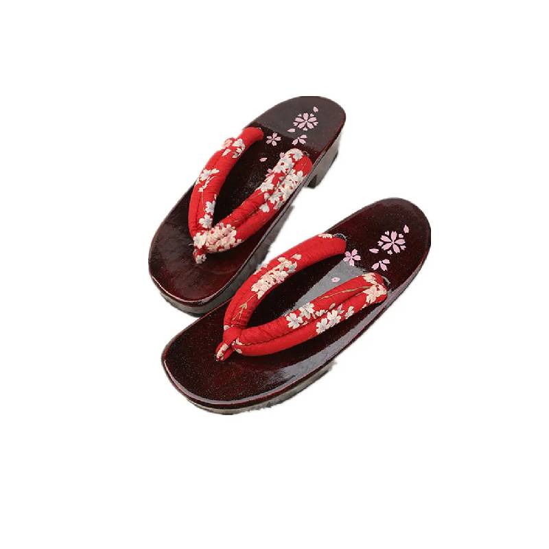 ATELIER-TIBET – Geta Japonaise Moderne en Bois & Tissu