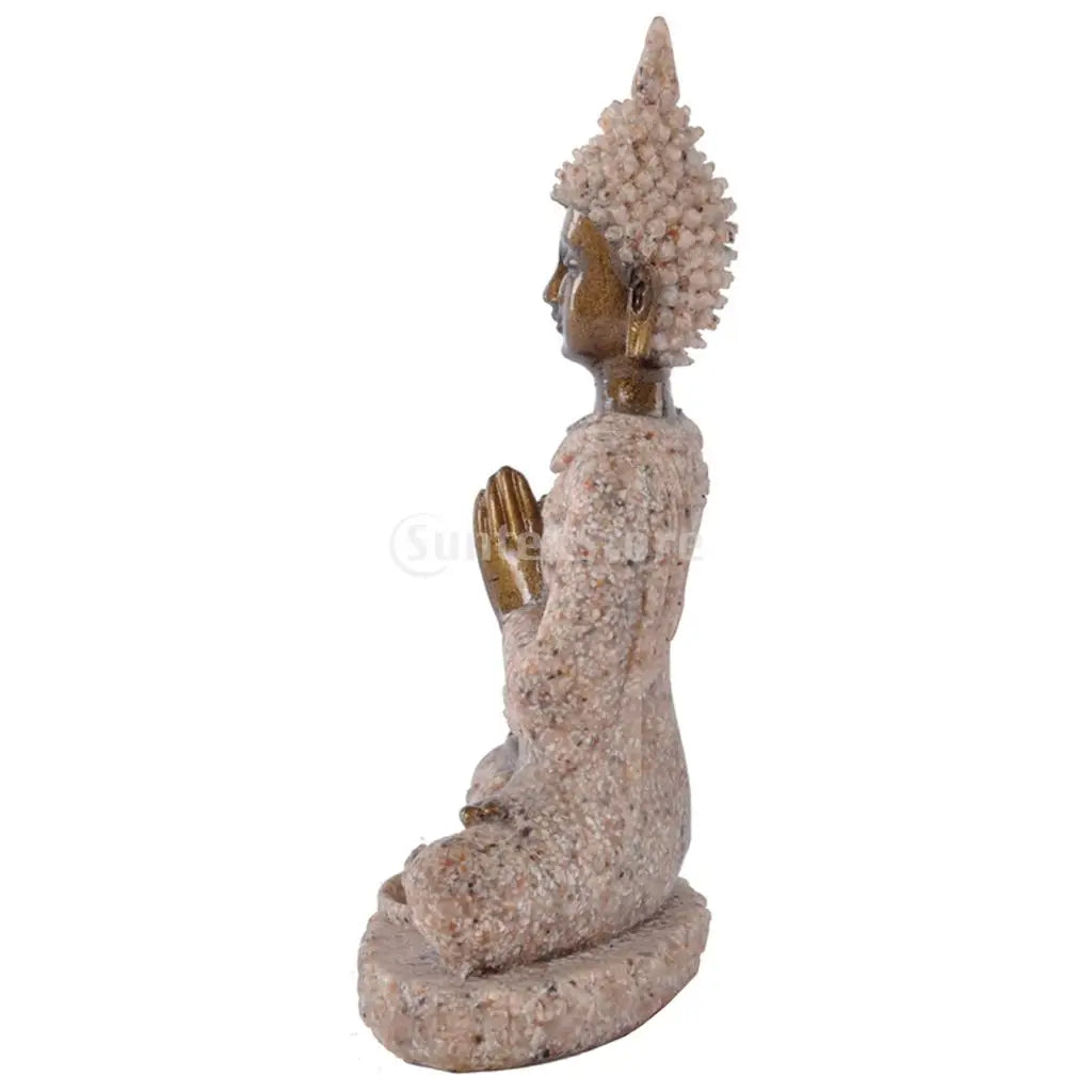 ATELIER-TIBET Statue Japonaise en Grès | Sculpture Zen Décorative Artisanale Intérieur