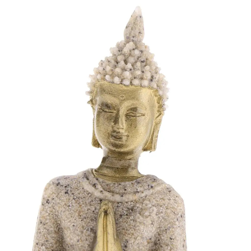 ATELIER-TIBET Statue Japonaise en Grès | Sculpture Zen Décorative Artisanale Intérieur