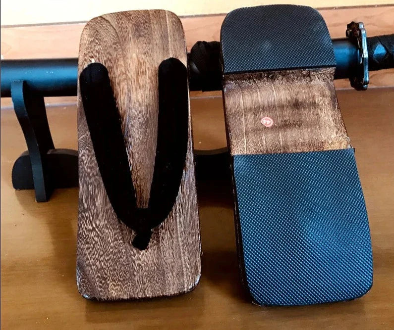 ATELIER-TIBET – Geta Japonaise Moderne en Bois & Tissu