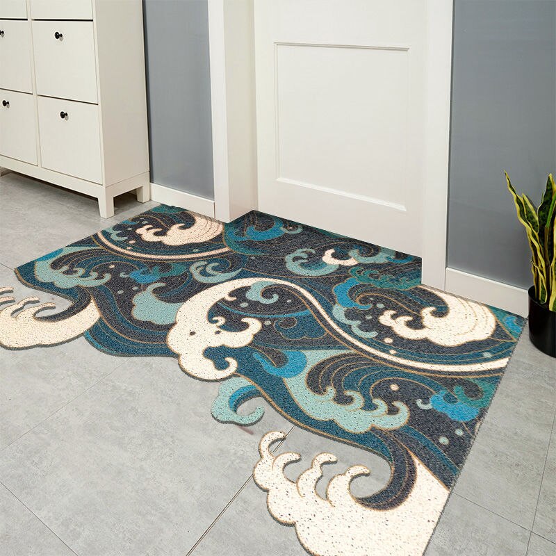 ATELIER-TIBET – Tapis Japonais Motif Marin | Originalité Authentique & Ambiance Apaisante