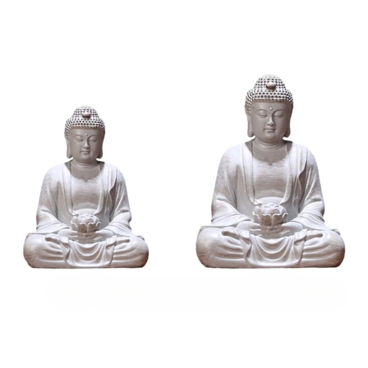 ATELIER-TIBET Statuette Bouddha de style antique en résine