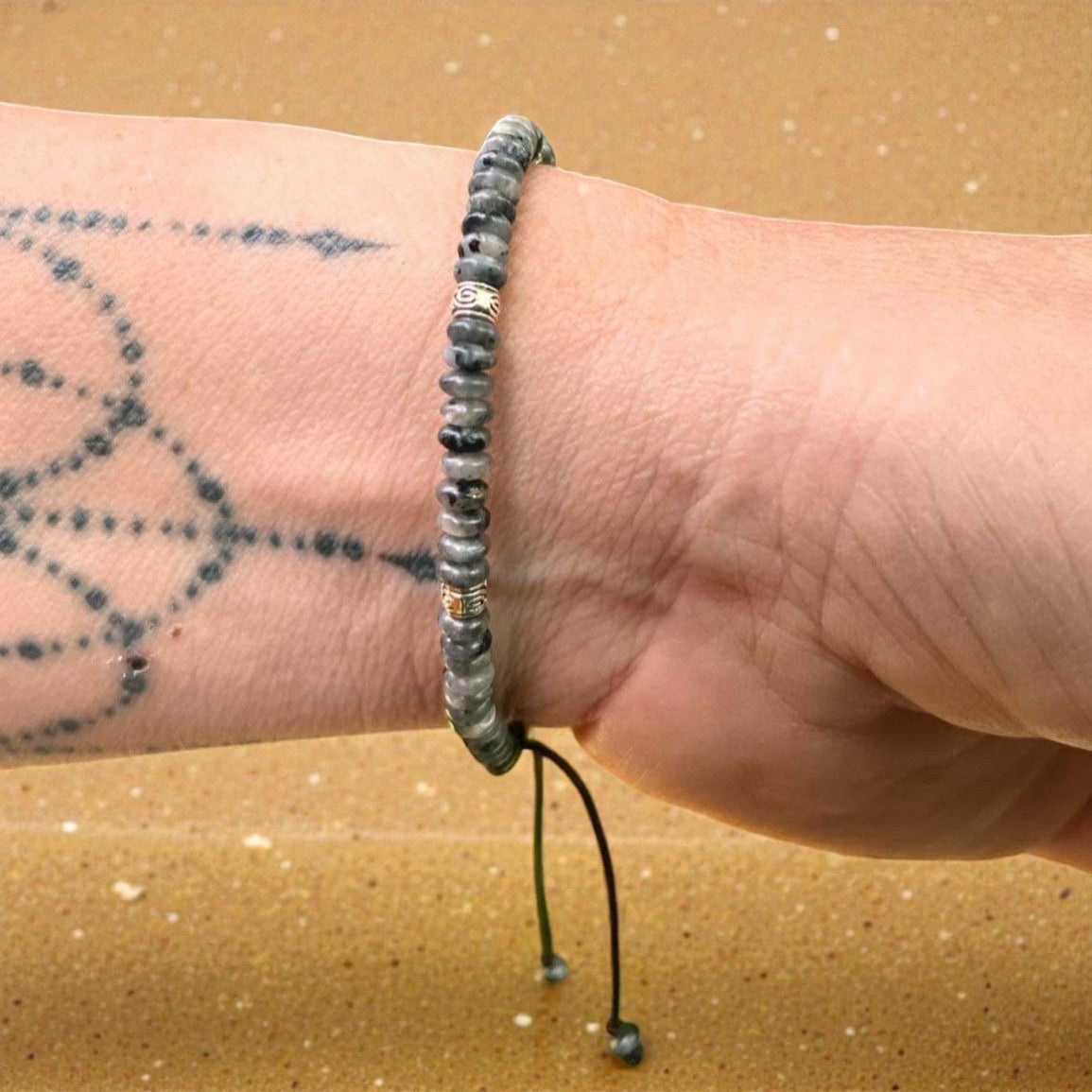 ATELIER-TIBET – Bracelet Force Intérieure en Larvikite