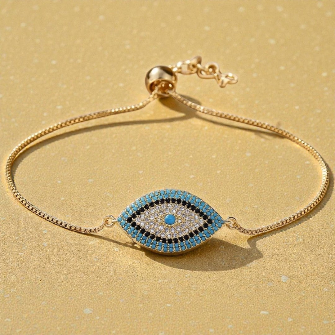 ATELIER-TIBET – Bracelet Oeil Bleu - Protection du Mauvais Œil