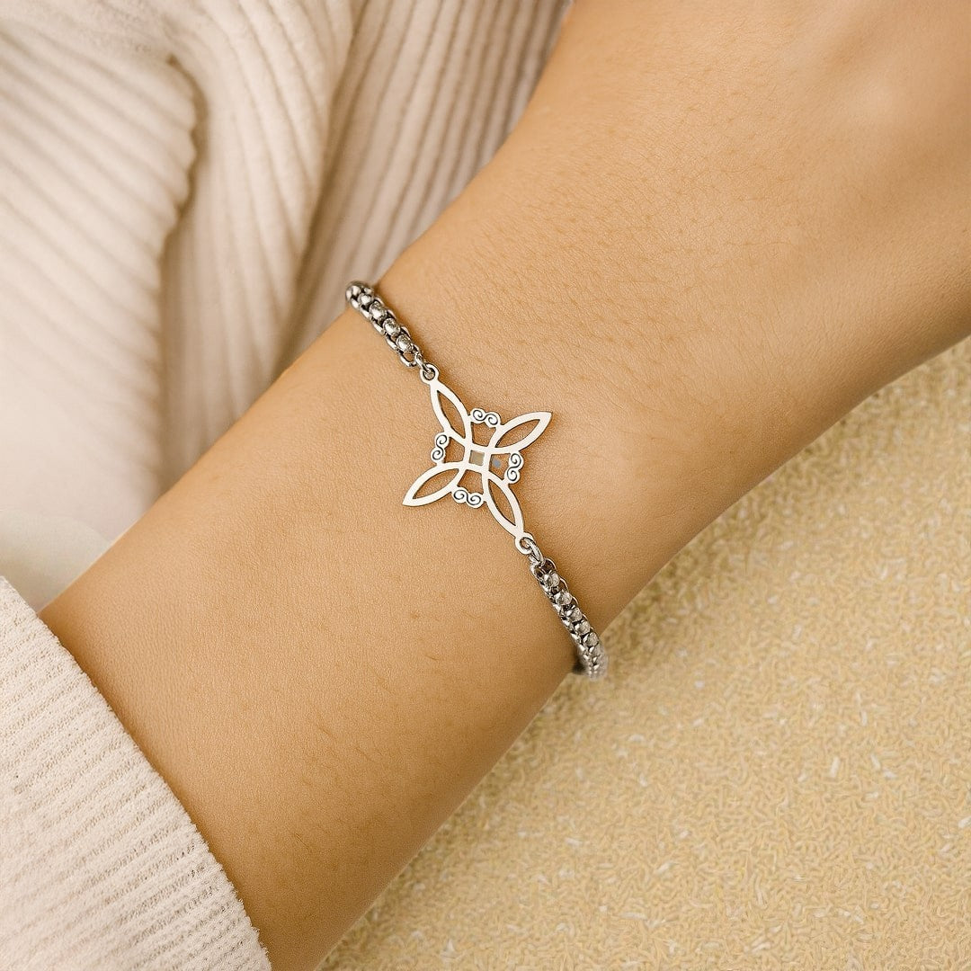 ATELIER-TIBET – Bracelet Lien Sacré- Noeud de Sorcière
